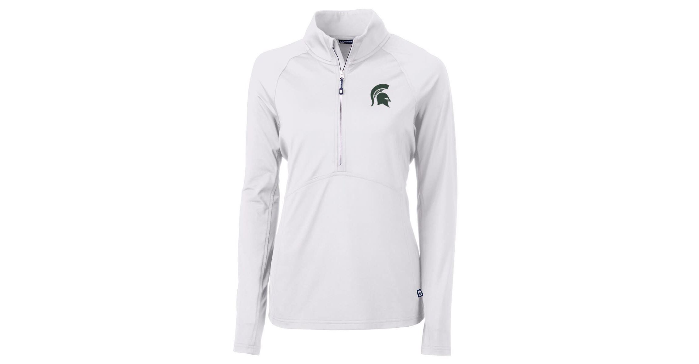 NCAA Michigan State Spartans Adapt Eco Knit Half-Zip Pullover Jacket