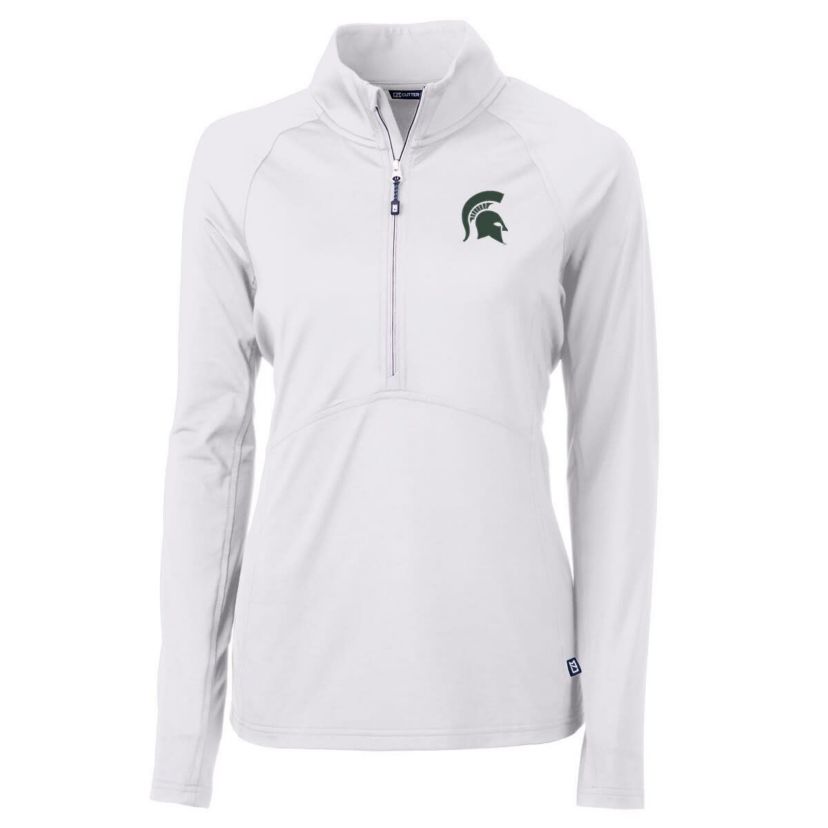 NCAA Michigan State Spartans Adapt Eco Knit Half-Zip Pullover Jacket