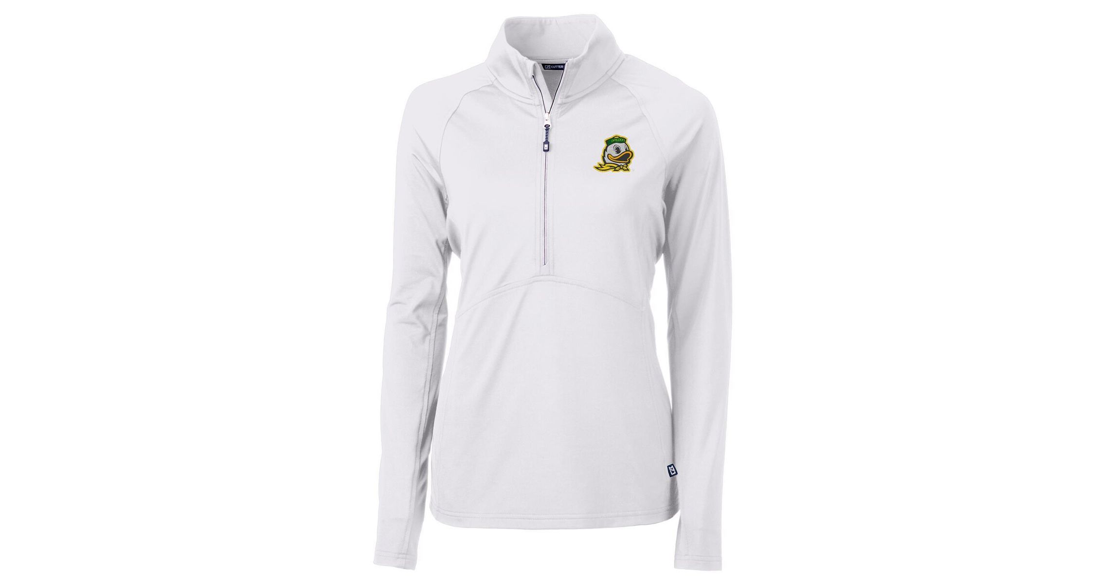 NCAA Oregon Ducks Adapt Eco Knit Half-Zip Pullover Jacket