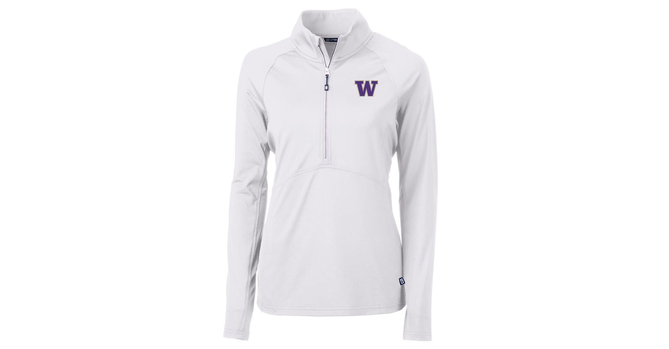 NCAA Washington Huskies Adapt Eco Knit Half-Zip Pullover Jacket