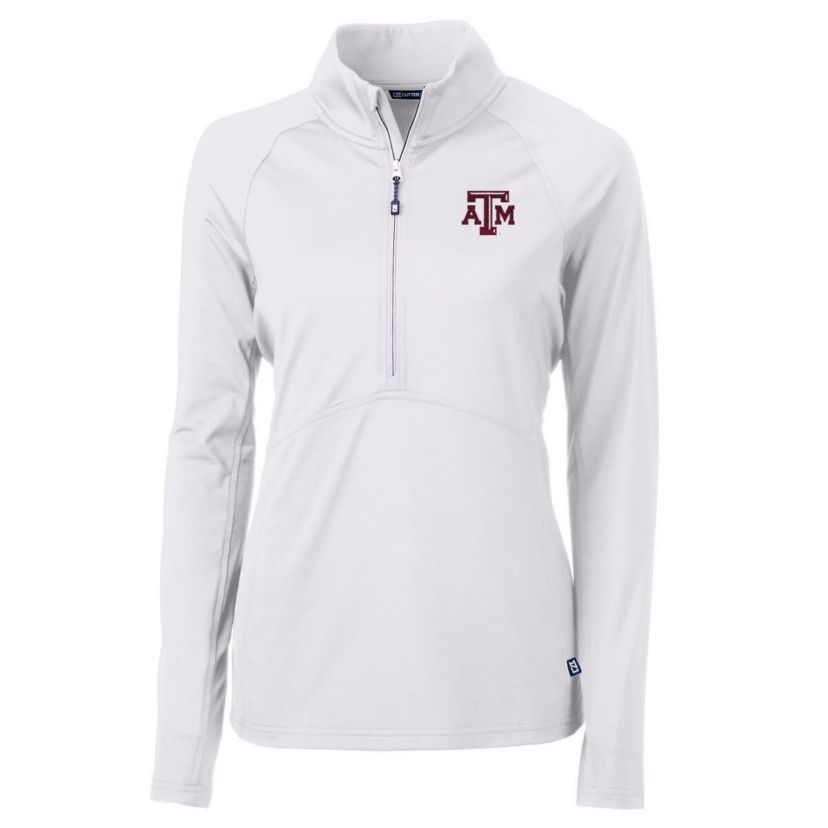 NCAA Texas A&M Aggies Adapt Eco Knit Half-Zip Pullover Jacket