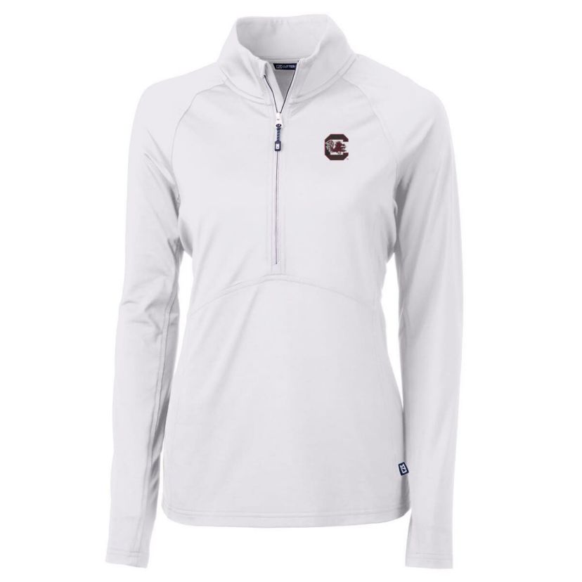NCAA South Carolina Gamecocks Adapt Eco Knit Half-Zip Pullover Jacket