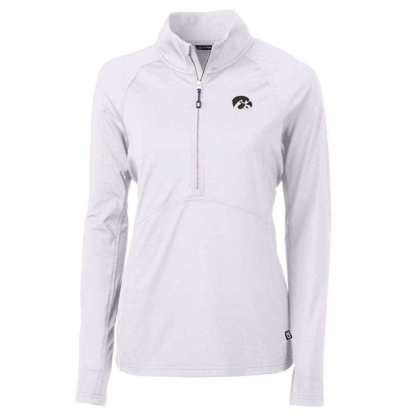 NCAA Iowa Hawkeyes Adapt Eco Knit Half-Zip Pullover Jacket