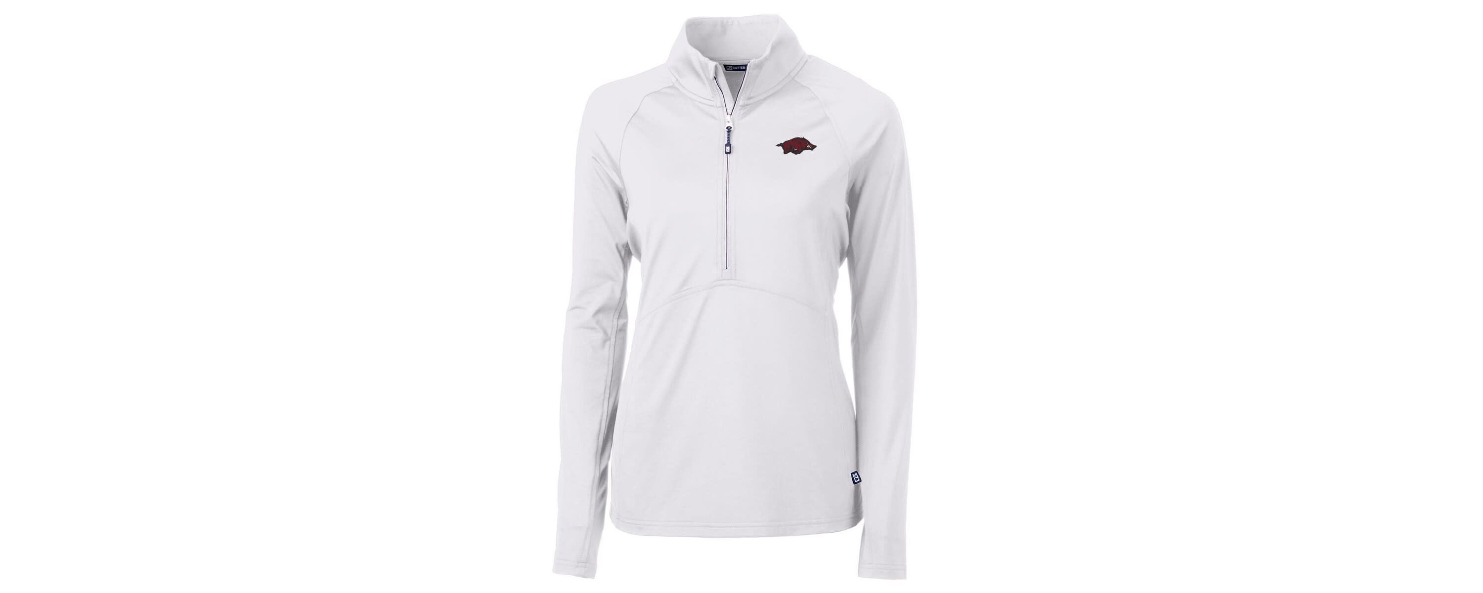 NCAA Arkansas Razorbacks Adapt Eco Knit Half-Zip Pullover Jacket