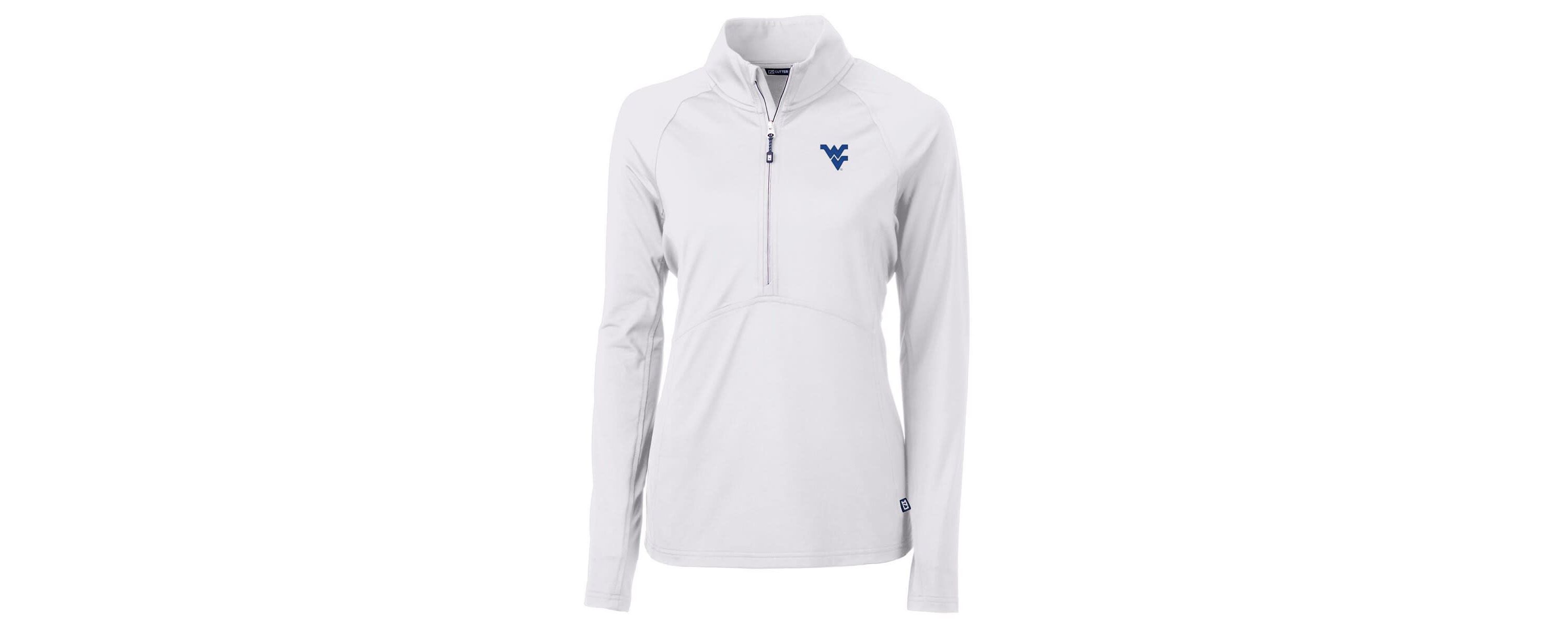 NCAA West Virginia Mountaineers Adapt Eco Knit Half-Zip Pullover Jacket