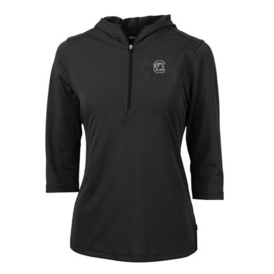 NCAA South Carolina Gamecocks Virtue Eco Pique 3/4 Sleeve Half-Zip Pullover Hoodie