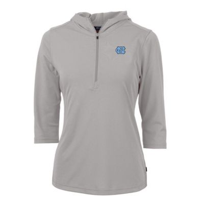 NCAA North Carolina Tar Heels Virtue Eco Pique 3/4 Sleeve Half-Zip Pullover Hoodie