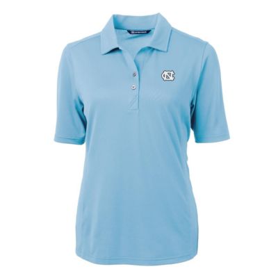 Cutter & Buck NCAA Carolina North Carolina Tar Heels Virtue Eco Pique Recycled Polo, Light Blue, 3XL