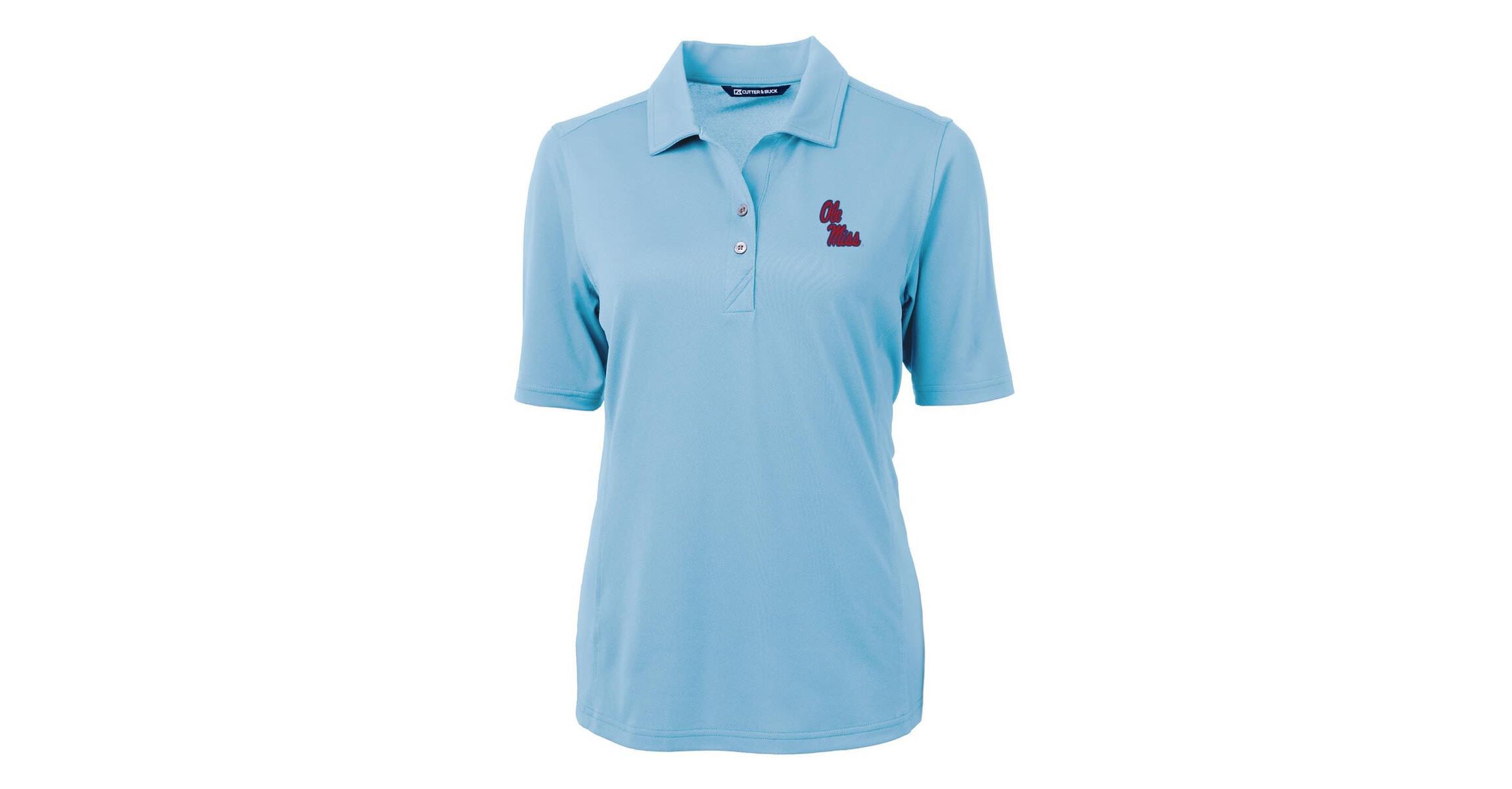 NCAA Light Ole Miss Rebels Virtue Eco Pique Recycled Polo