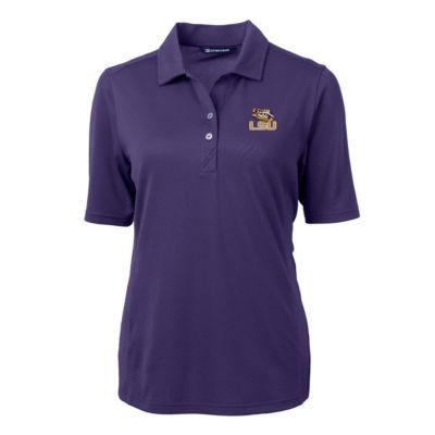 NCAA LSU Tigers Virtue Eco Pique Recycled Polo