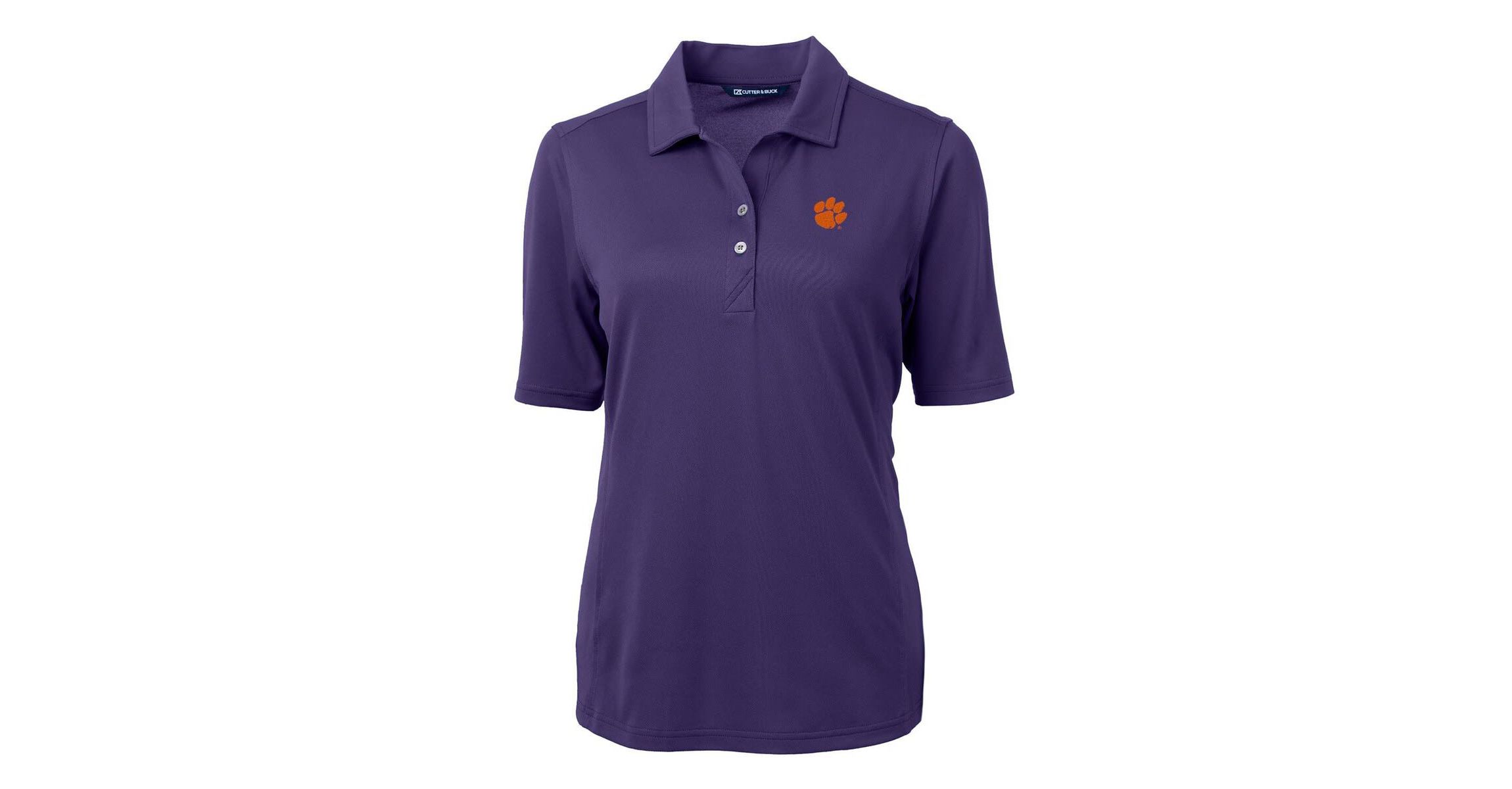 NCAA Clemson Tigers Virtue Eco Pique Recycled Polo