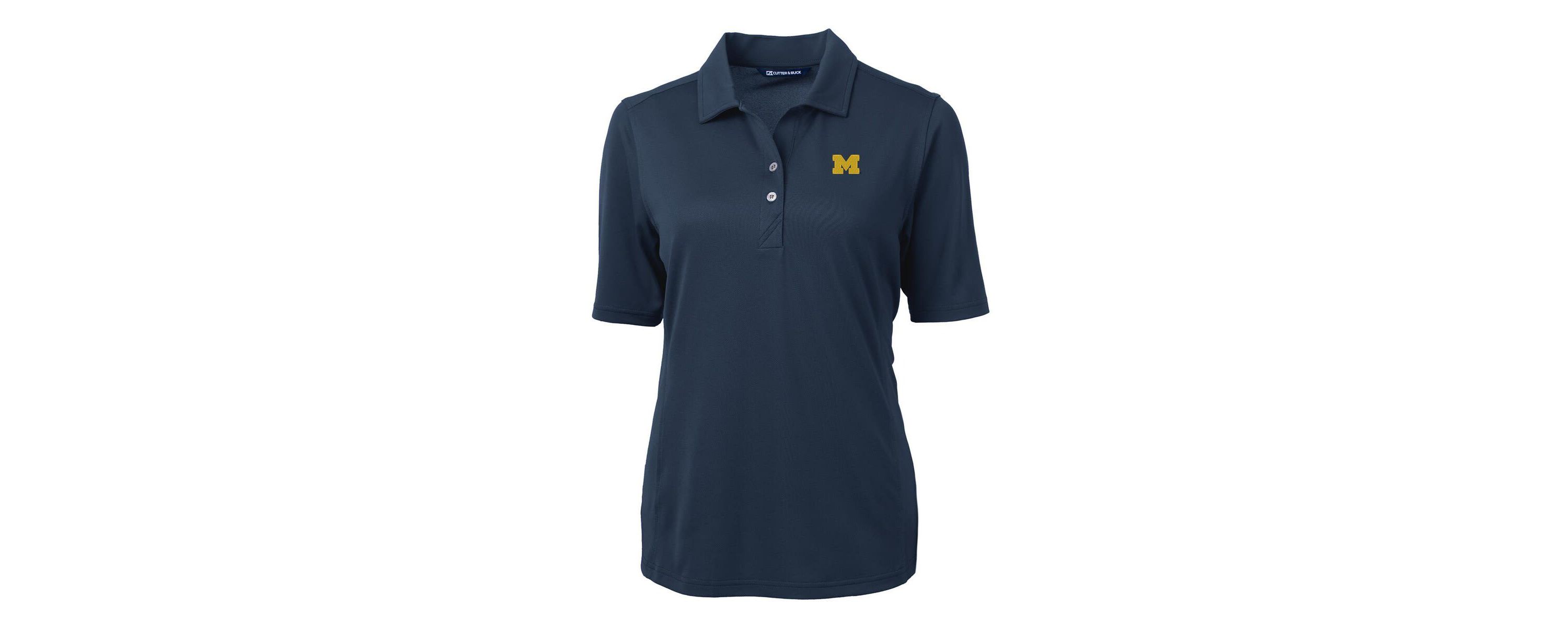 NCAA Michigan Wolverines Virtue Eco Pique Recycled Polo
