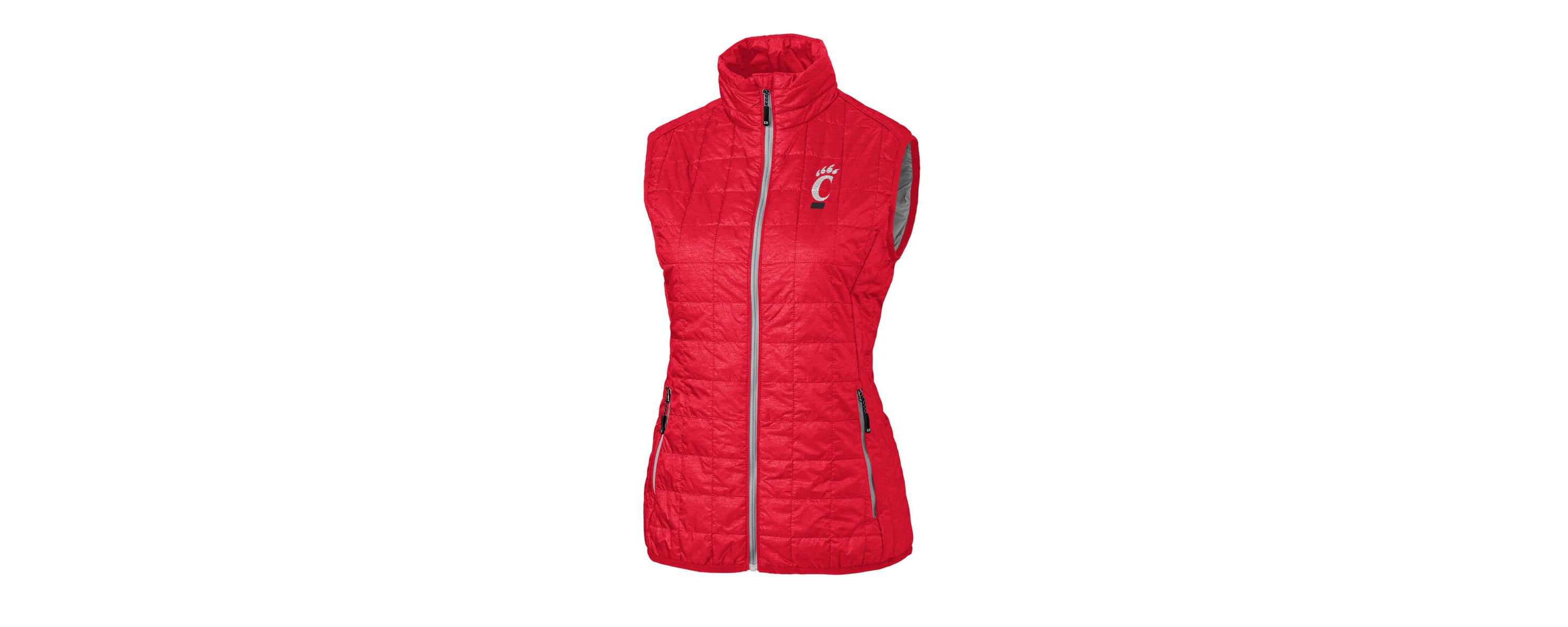 NCAA Cincinnati Bearcats Rainier PrimaLoft Eco Full-Zip Vest