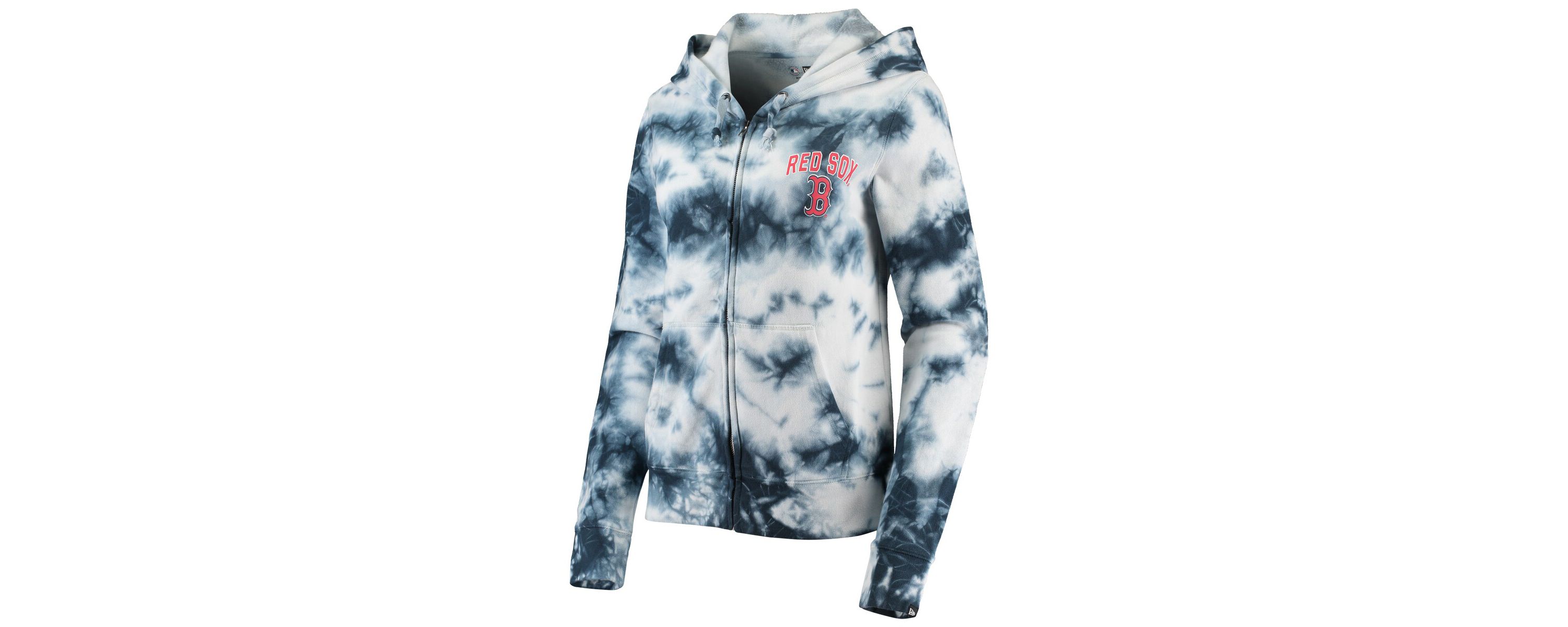 Boston Red Sox MLB Boston Sox Tie-Dye Fleece Full-Zip Hoodie