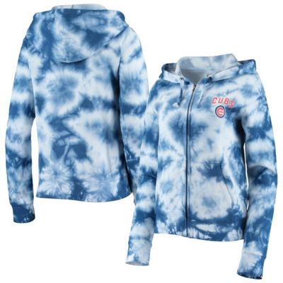 MLB Chicago Cubs Tie-Dye Fleece Full-Zip Hoodie