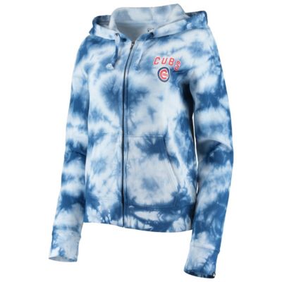 MLB Chicago Cubs Tie-Dye Fleece Full-Zip Hoodie