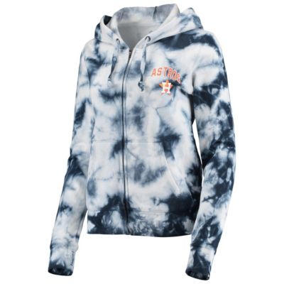 MLB Houston Astros Tie-Dye Fleece Full-Zip Hoodie