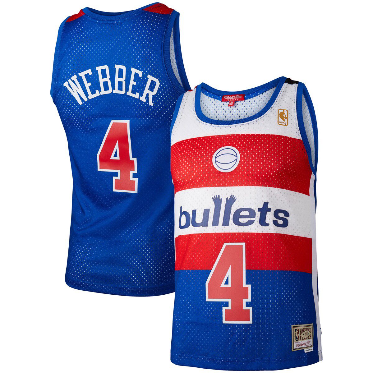 Hardwood Classic Teams Chris Webber Washington Bullets Hardwood Classics 1996/97 Swingman Jersey