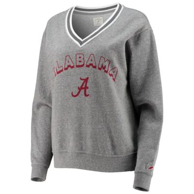 Alabama Crimson Tide NCAA ed Alabama Tide Victory Springs Tri-Blend V-Neck Pullover Sweatshirt