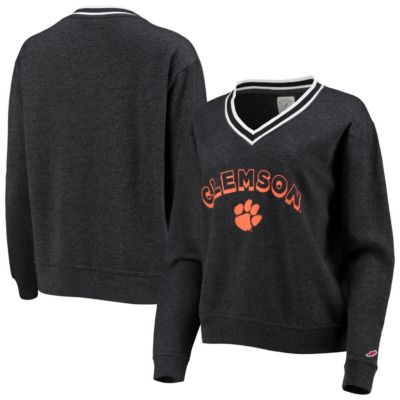 NCAA ed Clemson Tigers Victory Springs Tri-Blend V-Neck Pullover Sweatshirt