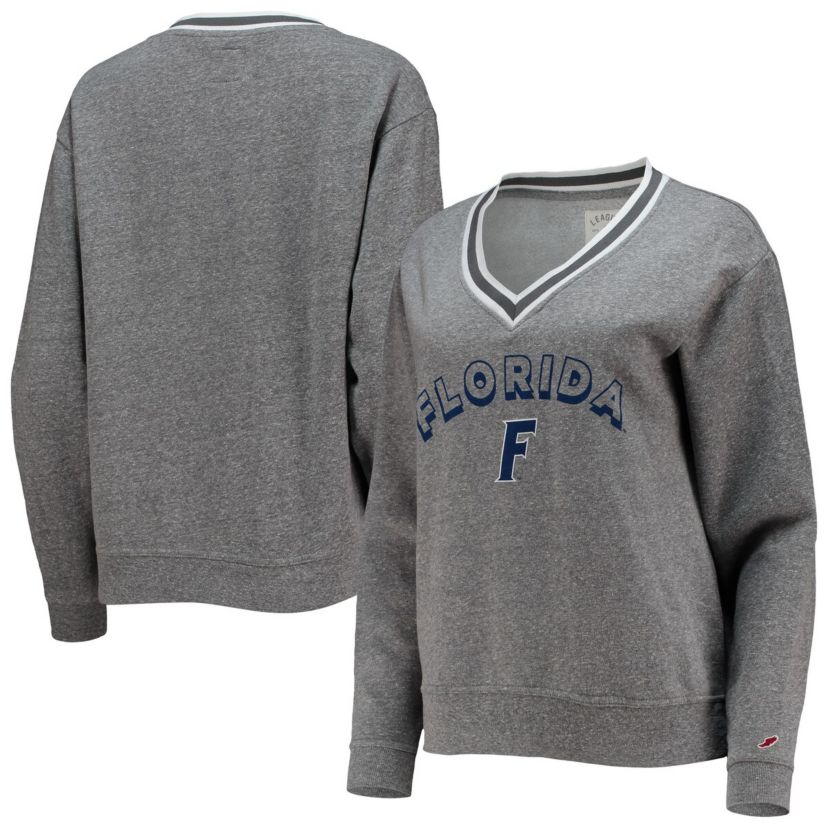 NCAA ed Florida Gators Victory Springs Tri-Blend V-Neck Pullover Sweatshirt