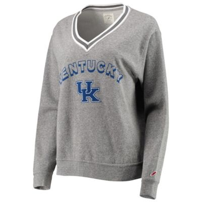 NCAA ed Kentucky Wildcats Victory Springs Tri-Blend V-Neck Pullover Sweatshirt