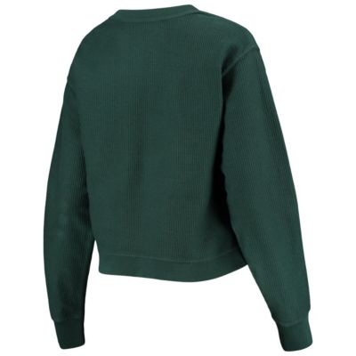 NCAA Michigan State Spartans Corded Timber Cropped Pullover Sweatshirt