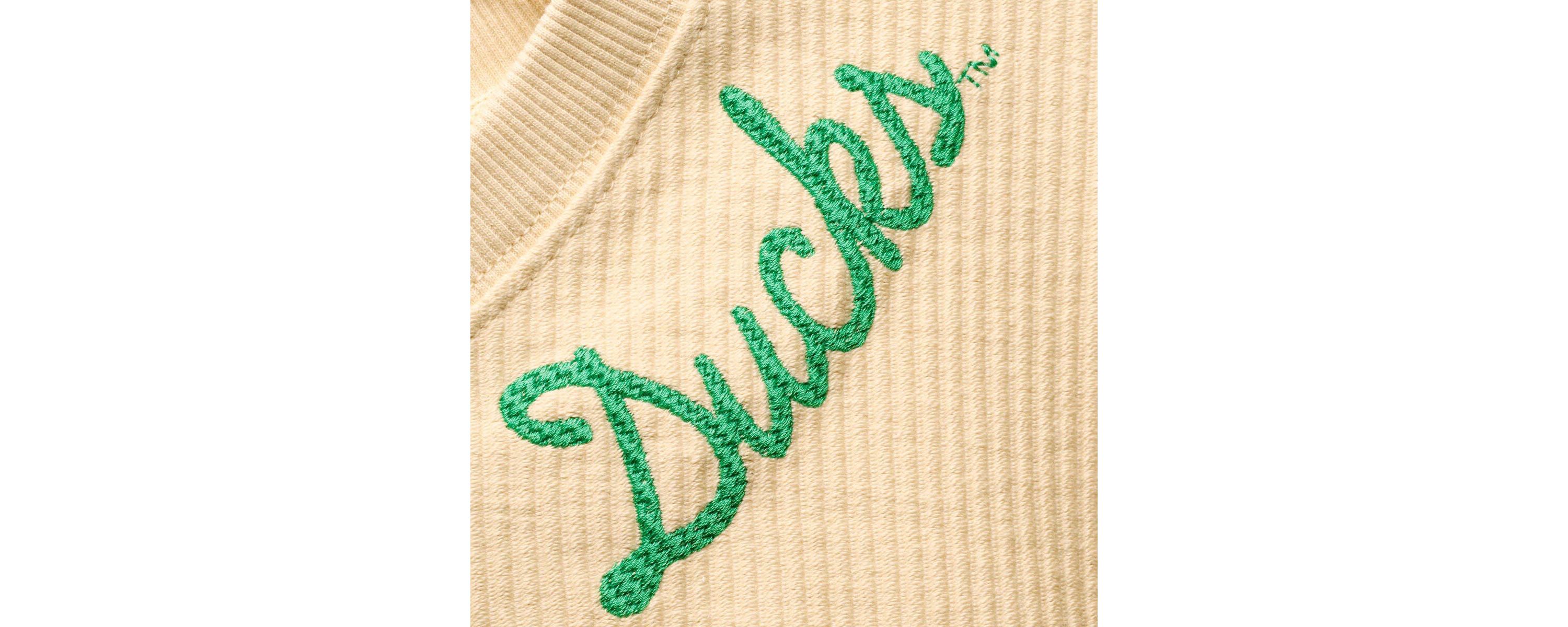 NCAA Oregon Ducks Corded Timber Cropped Pullover Sweatshirt