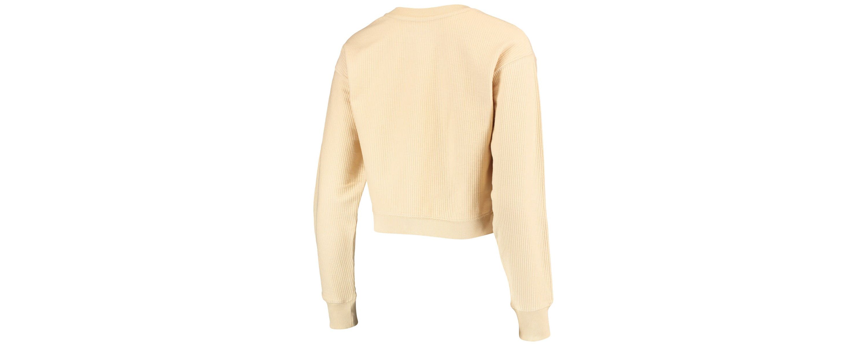 NCAA Oregon Ducks Corded Timber Cropped Pullover Sweatshirt
