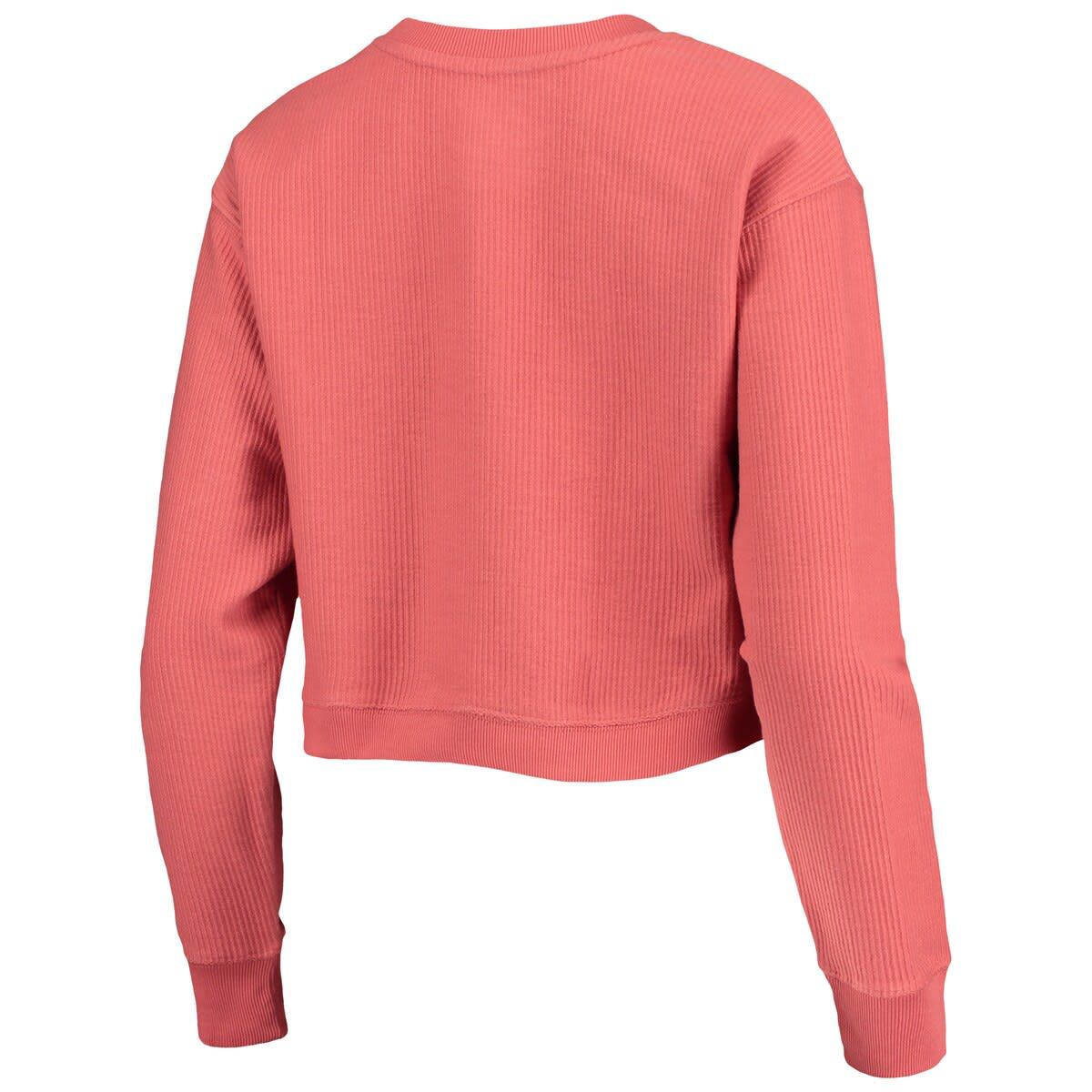 NCAA Texas Texas Longhorns Corded Timber Cropped Pullover Sweatshirt