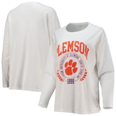 NCAA Clemson Tigers Clothesline Oversized Long Sleeve T-Shirt