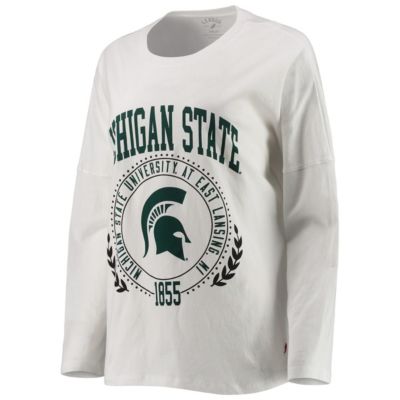 NCAA Michigan State Spartans Clothesline Oversized Long Sleeve T-Shirt