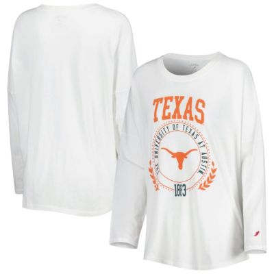 NCAA Texas Longhorns Clothesline Oversized Long Sleeve T-Shirt