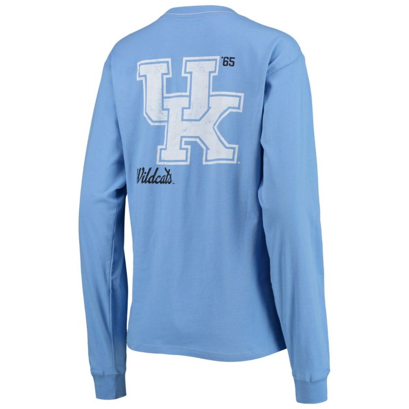 NCAA Kentucky Wildcats Pocket Oversized Long Sleeve T-Shirt
