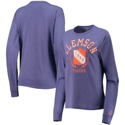 NCAA ed Clemson Tigers Seal Victory Falls Oversized Tri-Blend Long Sleeve T-Shirt