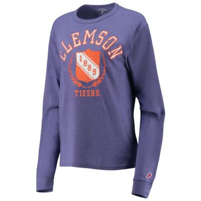 NCAA ed Clemson Tigers Seal Victory Falls Oversized Tri-Blend Long Sleeve T-Shirt