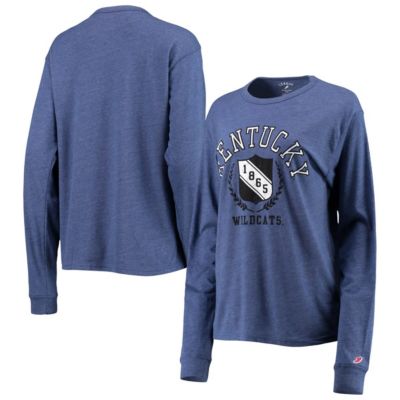 NCAA ed Kentucky Wildcats Seal Victory Falls Oversized Tri-Blend Long Sleeve T-Shirt