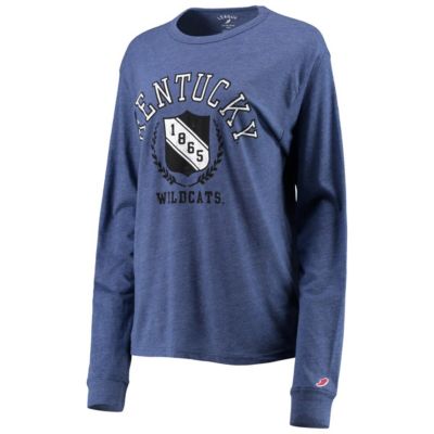 NCAA ed Kentucky Wildcats Seal Victory Falls Oversized Tri-Blend Long Sleeve T-Shirt