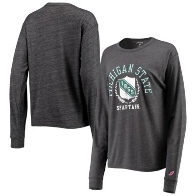 NCAA ed Michigan State Spartans Seal Victory Falls Oversized Tri-Blend Long Sleeve T-Shirt