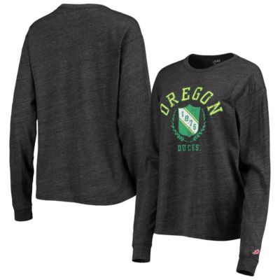 NCAA ed Oregon Ducks Seal Victory Falls Oversized Tri-Blend Long Sleeve T-Shirt