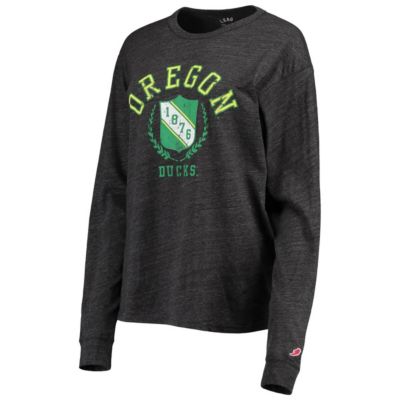 NCAA ed Oregon Ducks Seal Victory Falls Oversized Tri-Blend Long Sleeve T-Shirt