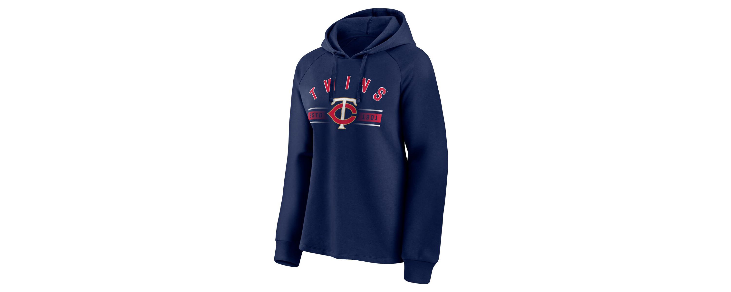 MLB Fanatics Minnesota Twins Perfect Play Raglan Pullover Hoodie