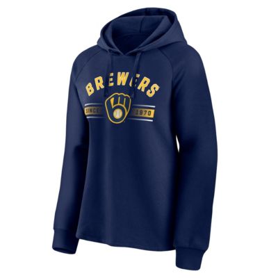 MLB Fanatics Milwaukee Brewers Perfect Play Raglan Pullover Hoodie