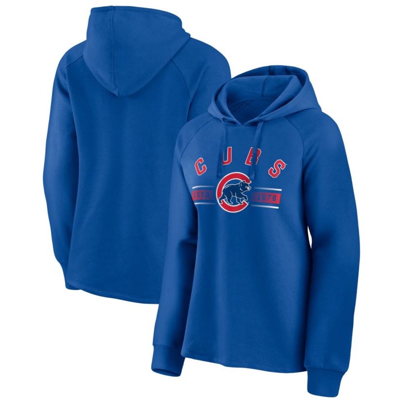 MLB Chicago Cubs Perfect Play Raglan Pullover Hoodie