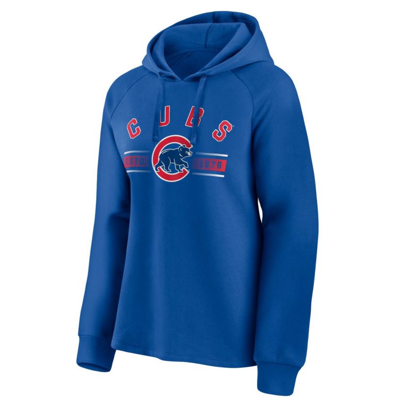 MLB Chicago Cubs Perfect Play Raglan Pullover Hoodie