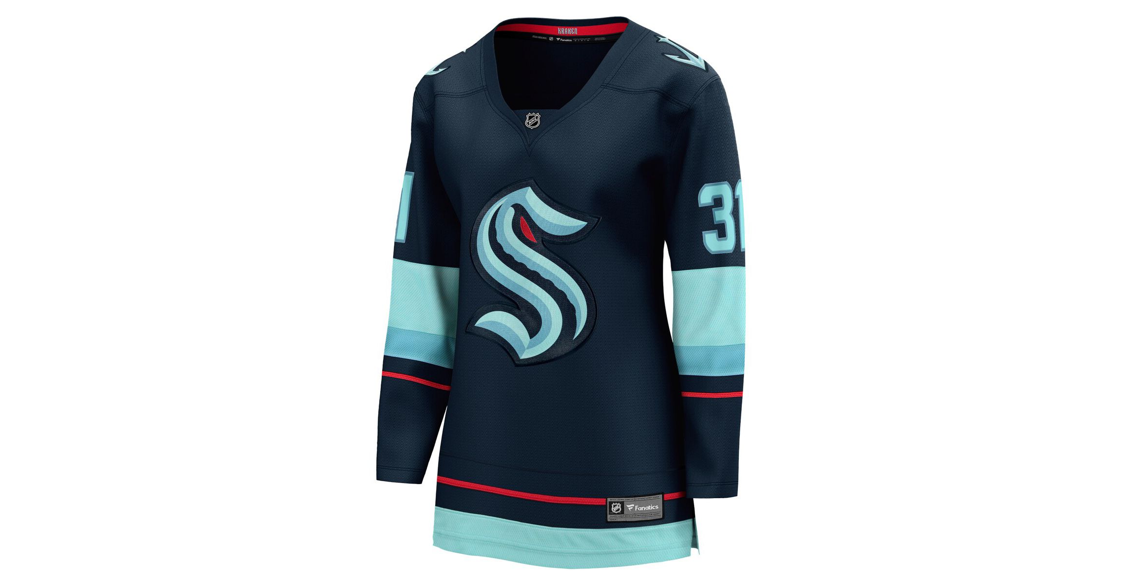 NHL Fanatics Philipp Grubauer Seattle Kraken Home Breakaway Player Jersey