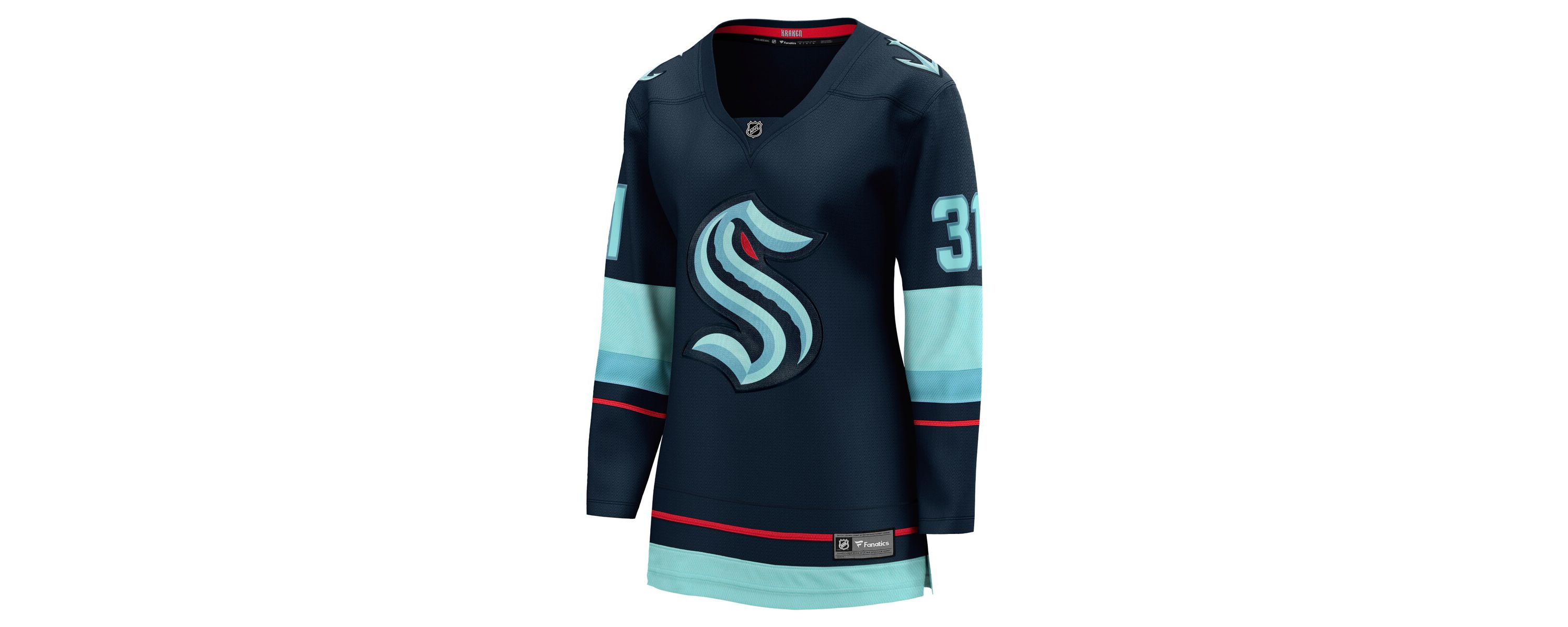 NHL Fanatics Philipp Grubauer Seattle Kraken Home Breakaway Player Jersey