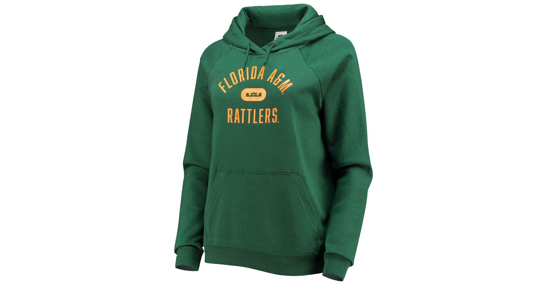 NCAA Florida A&M Rattlers Pillbox Varsity Raglan Pullover Hoodie