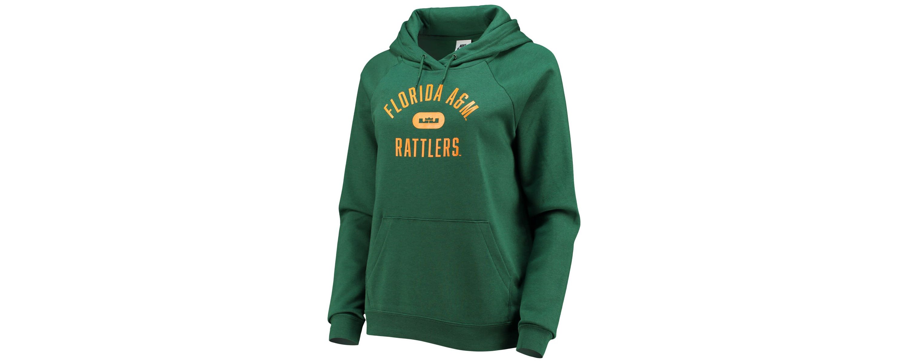NCAA Florida A&M Rattlers Pillbox Varsity Raglan Pullover Hoodie