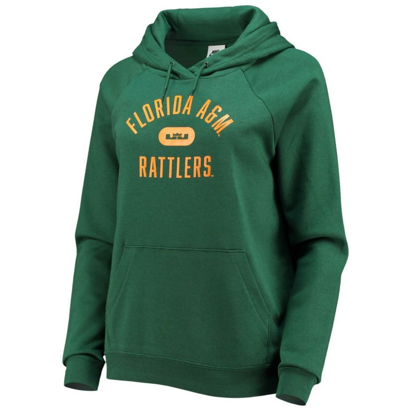 NCAA Florida A&M Rattlers Pillbox Varsity Raglan Pullover Hoodie